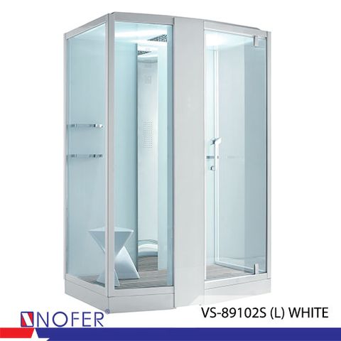 Phòng xông hơi Nofer VS 89102S (L) White