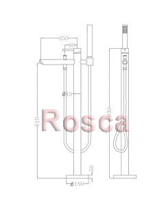 Sen Tắm Bồn Rosca 2515