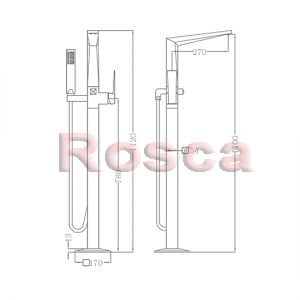 Sen Tắm Bồn Rosca 2516