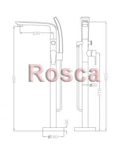 Sen Tắm Bồn Rosca 2518