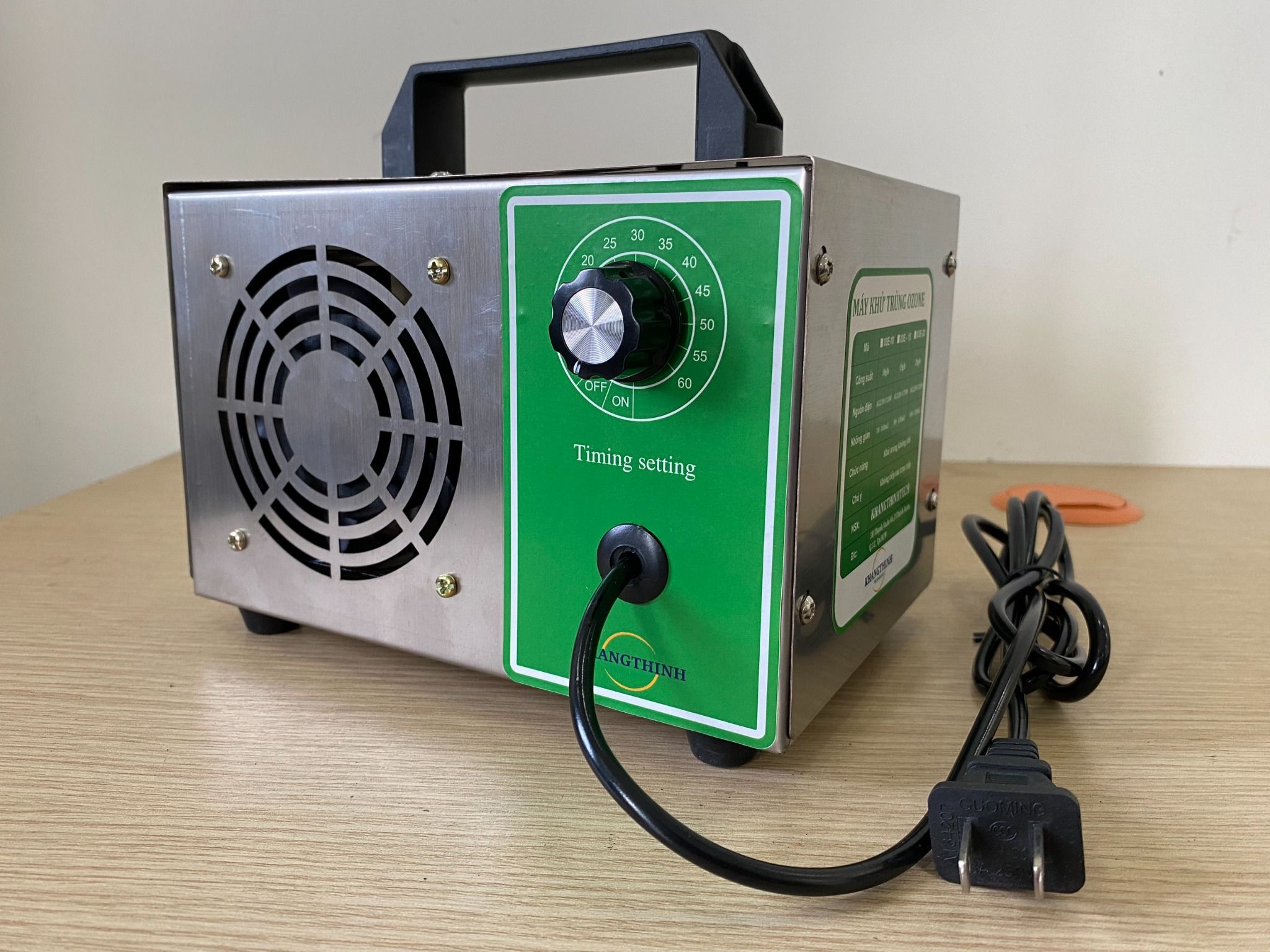 Máy Ozone khử trùng không khí O3E-15 | 15g/h - Máy khử trùng khử mùi