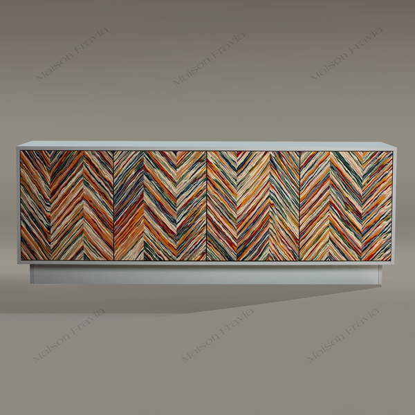  Kệ tủ Veneer Wavy Wave Cabinet | Wavy Wave Cabinet 