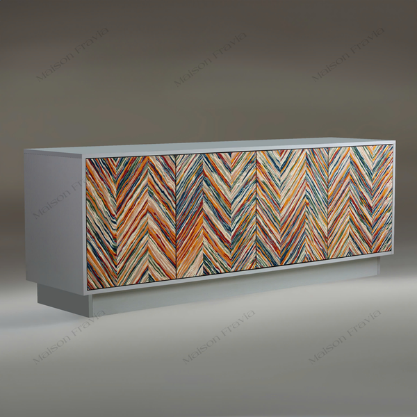  Kệ tủ Veneer Wavy Wave Cabinet | Wavy Wave Cabinet 