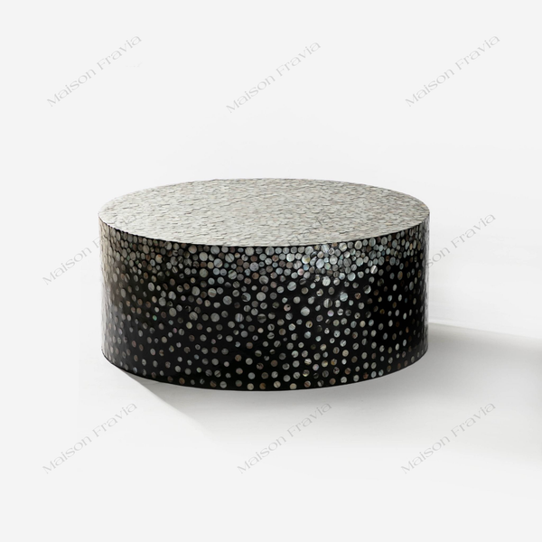  Bàn Trà Khảm Trai Snowflakes Moon 