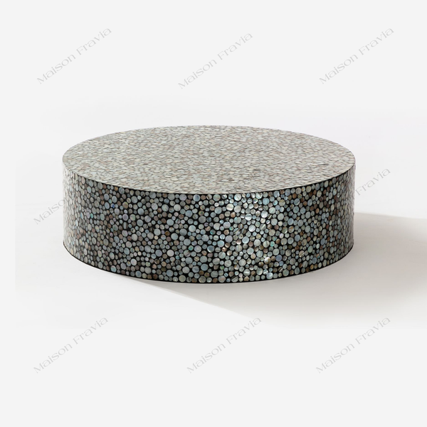  Bàn Trà Khảm Trai Snowflakes Moon 