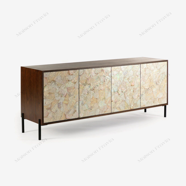  Kệ Tủ Khảm Trai Prisma Phủ Laminate - K02 
