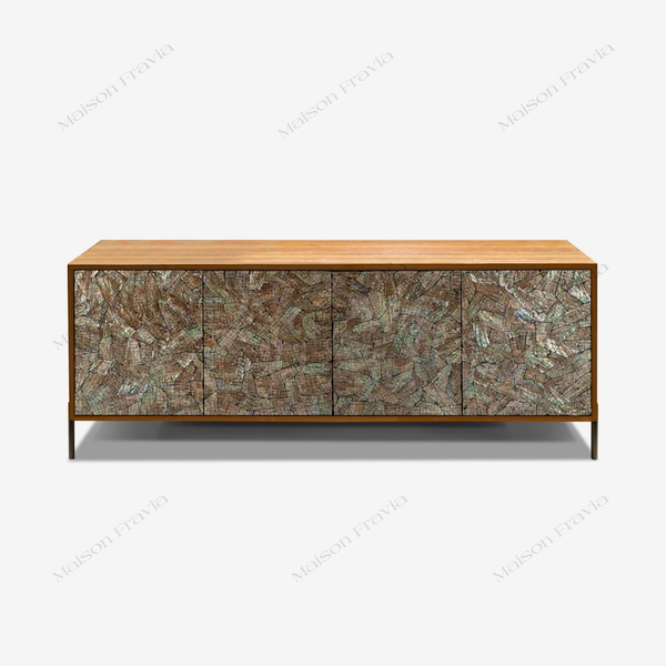  Kệ Tủ Khảm Trai Kaleidoscope Phủ Laminate - K02 