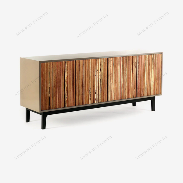  Kệ Tủ Cánh Gỗ Thịt Stripey Woody Cabinet - K02 