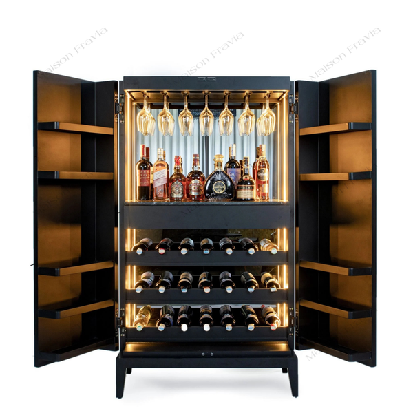  Tủ trà - Tủ rượu sơn mài khảm trai cao cấp Galaxy 