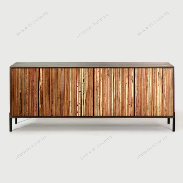  Kệ Tủ Cánh Gỗ Thịt Stripey Woody Phủ Laminate - K02 