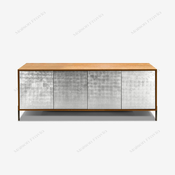  Kệ Tủ Khảm Trai Sparkling Silver Phủ Laminate - K02 