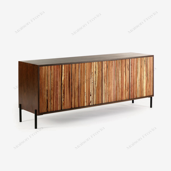  Kệ Tủ Cánh Gỗ Thịt Stripey Woody Phủ Laminate - K02 