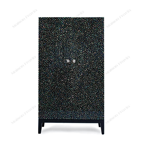  TỦ TRÀ - TỦ RƯỢU SƠN MÀI KHẢM TRAI CAO CẤP MOSAIC 