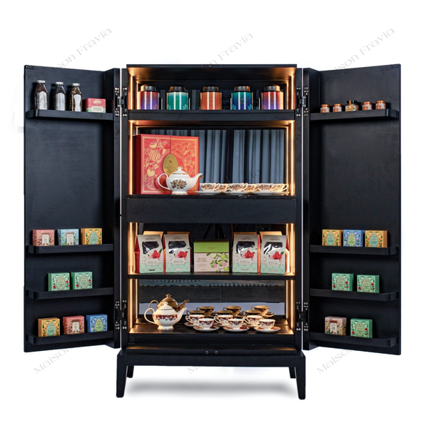  TỦ TRÀ - TỦ RƯỢU SƠN MÀI KHẢM TRAI CAO CẤP MOSAIC 