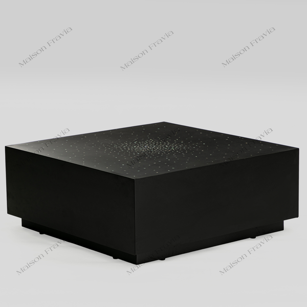  BÀN TRÀ SƠN MÀI KHẢM TRAI CARRÉ MYSTERY 