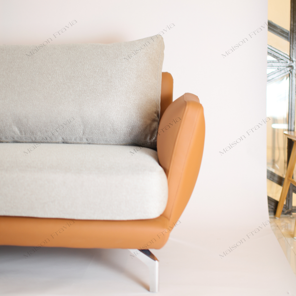  Sofa Phối Da & Nỉ The Dual 