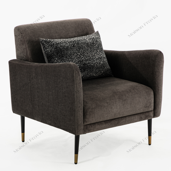  Ghế Amchair Ghi Sẫm 