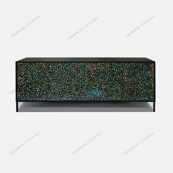  Kệ Tủ Sơn mài khảm Bào ngư Mosaic Lacquer- K02 