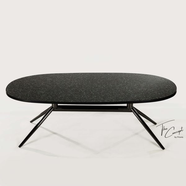  GLITTER ABALONE SHELL MOSAIC LACQUER COFFEE TABLE 