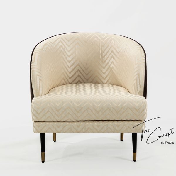  YELLOW TEXTURED ARMCHAIR 