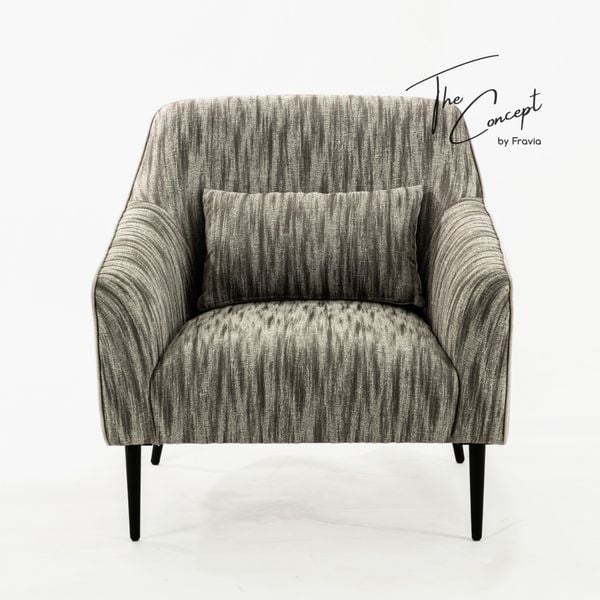  TEXTURED GRAY ARMCHAIR 