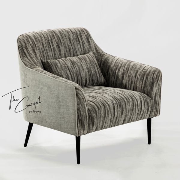  TEXTURED GRAY ARMCHAIR 
