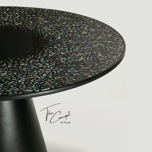  MOSAIC LACQUER DINING TABLE - ASIAN EYES 
