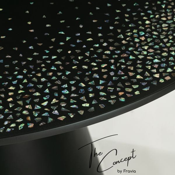  MOSAIC LACQUER DINING TABLE - UNIVERSE 