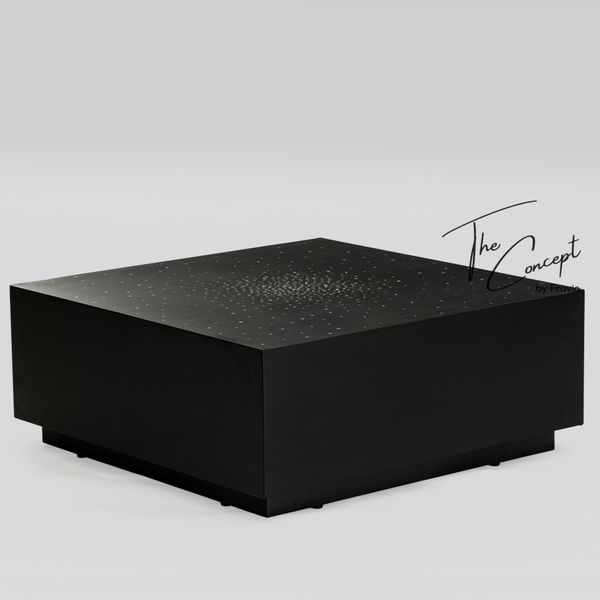  CARRÉ MYSTERY ABALONE SHELL MOSAIC LACQUER COFFEE TABLE 