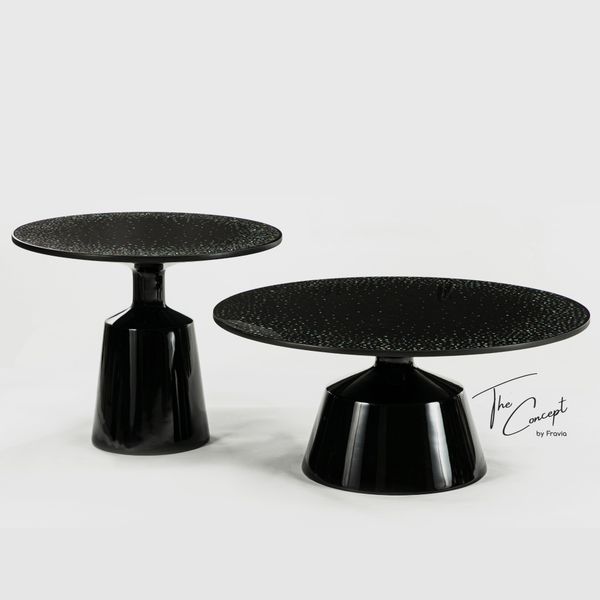  GALAXY MOTHER OF PEARL MOSAIC COFFEE TABLE - COMPOSITE LEG 