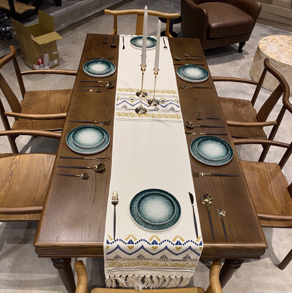  ASH WOODEN DINING TABLE 