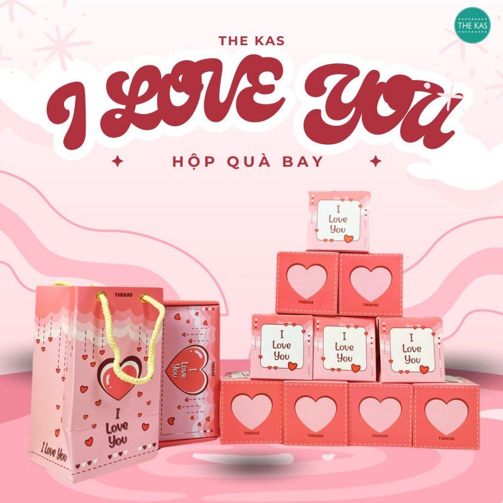  Hộp I LOVE YOU (1 màu) + Túi (STORE 860) 