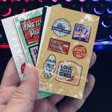  1 Set 9 mini Postcard vintage retro- Chất giấy dày dặn- in màu bền đẹp 