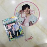  COMBO Sản phẩm Merch FREE GIFT JUNGKOOK BTS Xịn sò, quạt trong suốt Jungkook, huy hiệu Jungkook 