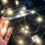  Dây đèn led đom đóm, đèn fairylight dài 1m 10 bóng và dài 2m 20 bóng dùng pin và USB 