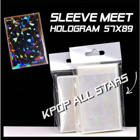  Sleeve card MeeT/ Meet YX bảo vệ card - túi đựng ảnh card/thẻ bài Yugioh, anime chính hãng 