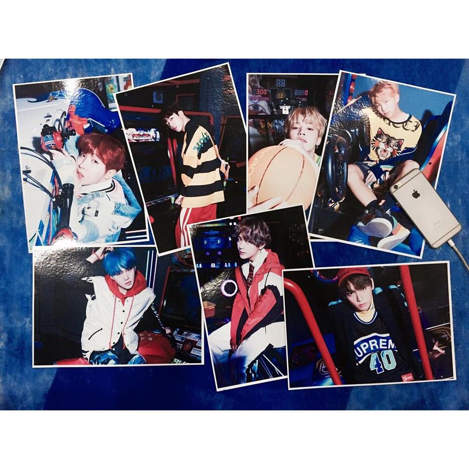  (Hàng có sẵn) Bộ 7 poster A4 BTS HER ver E 