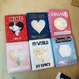  Cuốn album ảnh 3inch kiểu dáng trái tim xinh xắn 