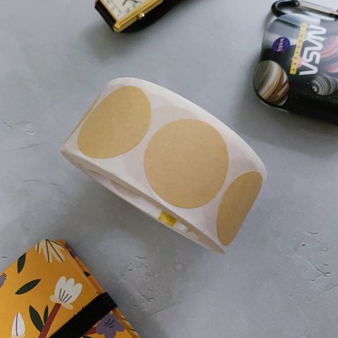  50- 500 nhãn dán Sticker tròn trơn hoặc trái tim size 2.5cm. Chỉ việc gỡ ra dán. thích hợp để làm đồ handmade 