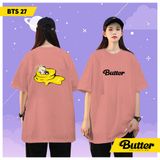  [Tặng 7card butter] Áo form rộng BTS BUTTER KAS KPOP ALL STARS mặc đi chơi, offline ARMY tuyệt vời luôn bà con ơi 