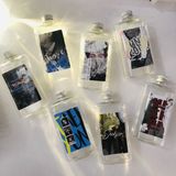  Chai nhựa đựng nước 250-350ml BTS Taehyung, Jin, Jimin, Suga, Jhope, Jungkook, RM BTS Merch Plastic Bottle 