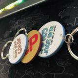  Móc khoá NHỰA CHỐNG TRẦY in theo yêu cầu 