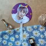  Quạt BTS 11.5cm Xinh xắn cute hột me hột vịt lộn- Data và thiết kế bởi KPOP ALL STARS 
