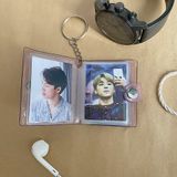  16 ảnh in theo yêu cầu, tặng kèm sổ mini trong suốt làm móc khoá 