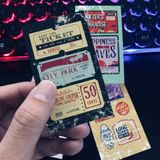  1 Set 9 mini Postcard vintage retro- Chất giấy dày dặn- in màu bền đẹp 