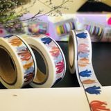  Băng giấy trang trí Toploader loại cuộn dài 500cm. mỗi cuộn trang trí được khoảng 15 toploader A7 