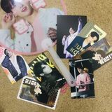  COMBO Sản phẩm Merch FREE GIFT JUNGKOOK BTS Xịn sò, quạt trong suốt Jungkook, huy hiệu Jungkook 