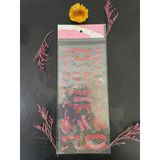  1 nhãn dán kim tuyến sticker colorful ribbon series nhiều màu trang trí sổ sách, tài tiệu, tập vở, top loader các loại 