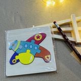  Bộ 1-5 tranh ghép hình bằng gỗ, hình động vật, rất xinh xắn, Màu sắc tươi sáng. Thích hợp trang trí góc làm việc. 