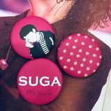  Huy hiệu BTS LINEART Line art New Ver 2021 - NHÁM MỜ 